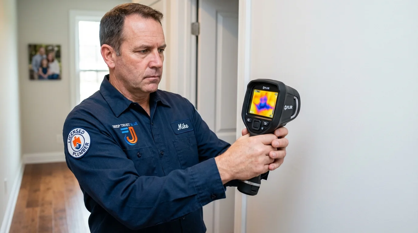 Thermal imaging leak detection by Johns Plumbing LLC in Canoga Park